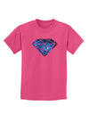 Space Diamond Childrens Dark T-Shirt-Childrens T-Shirt-TooLoud-Sangria-X-Small-Davson Sales