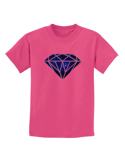 Space Diamond Childrens T-Shirt-Childrens T-Shirt-TooLoud-Sangria-X-Small-Davson Sales