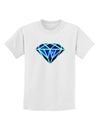 Space Diamond Childrens T-Shirt-Childrens T-Shirt-TooLoud-White-X-Small-Davson Sales