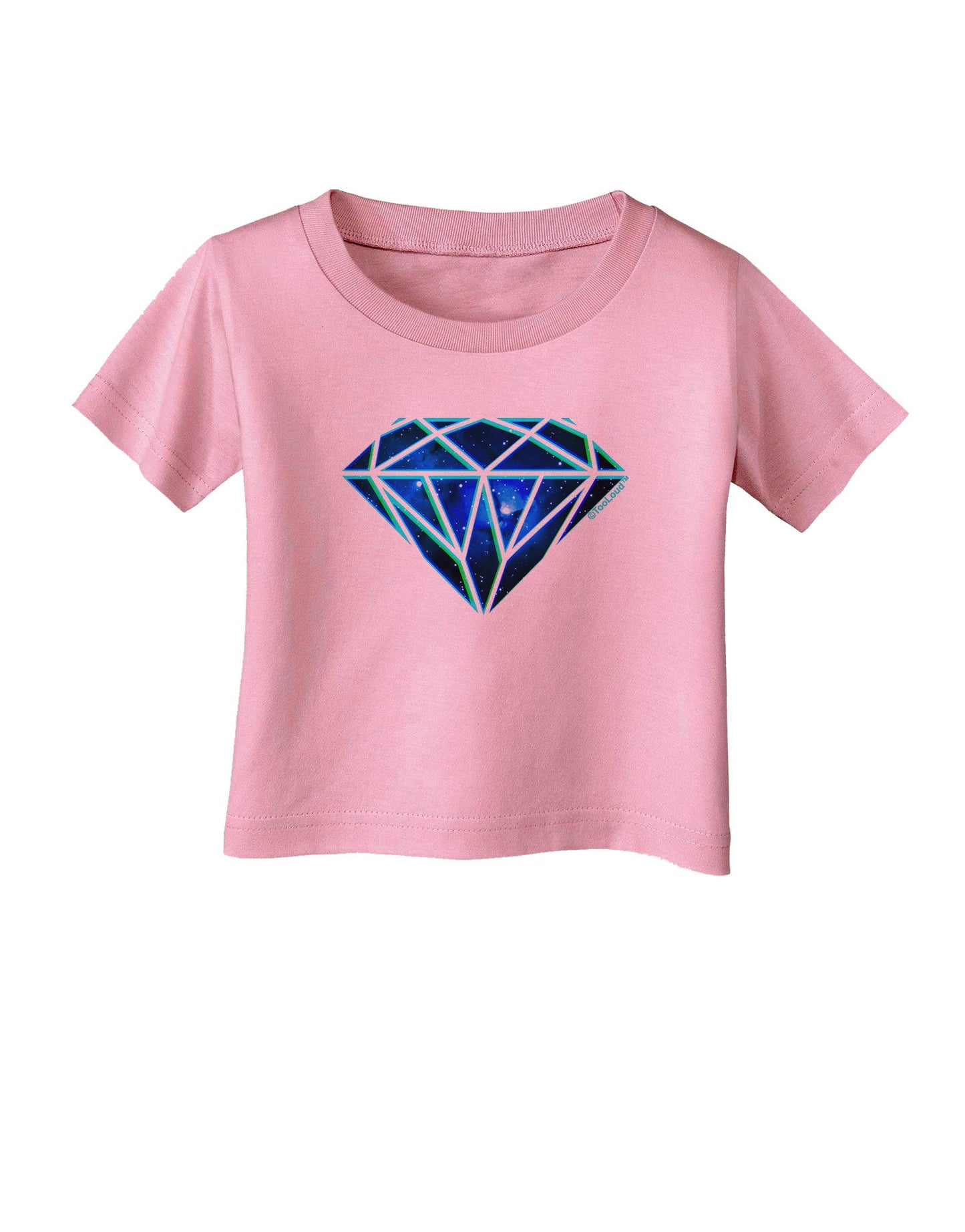 Space Diamond Infant T-Shirt-Infant T-Shirt-TooLoud-Candy-Pink-06-Months-Davson Sales