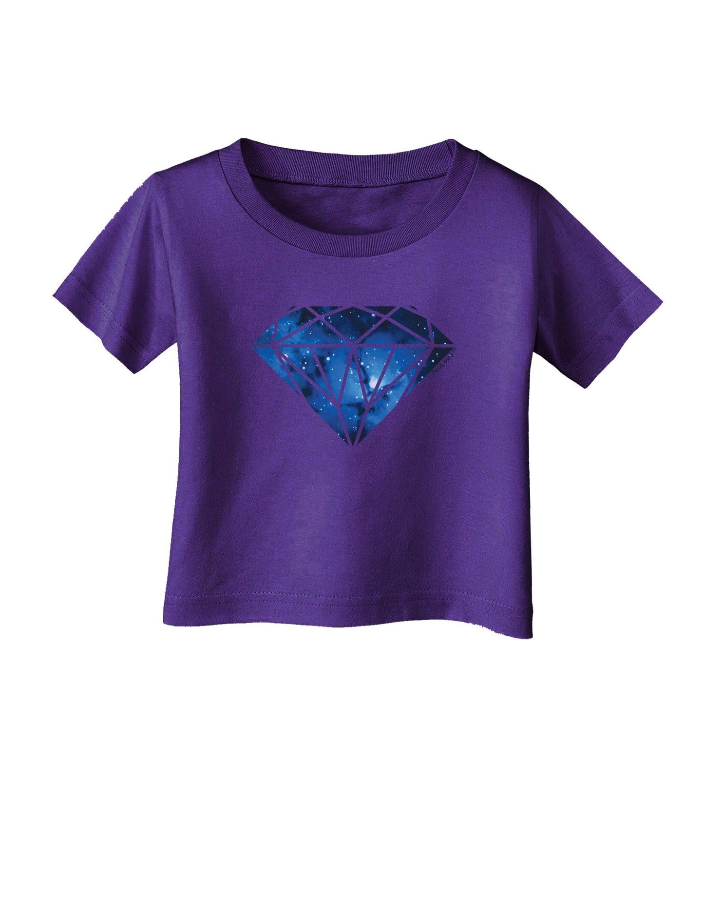 Space Diamond Infant T-Shirt Dark-Infant T-Shirt-TooLoud-Purple-06-Months-Davson Sales