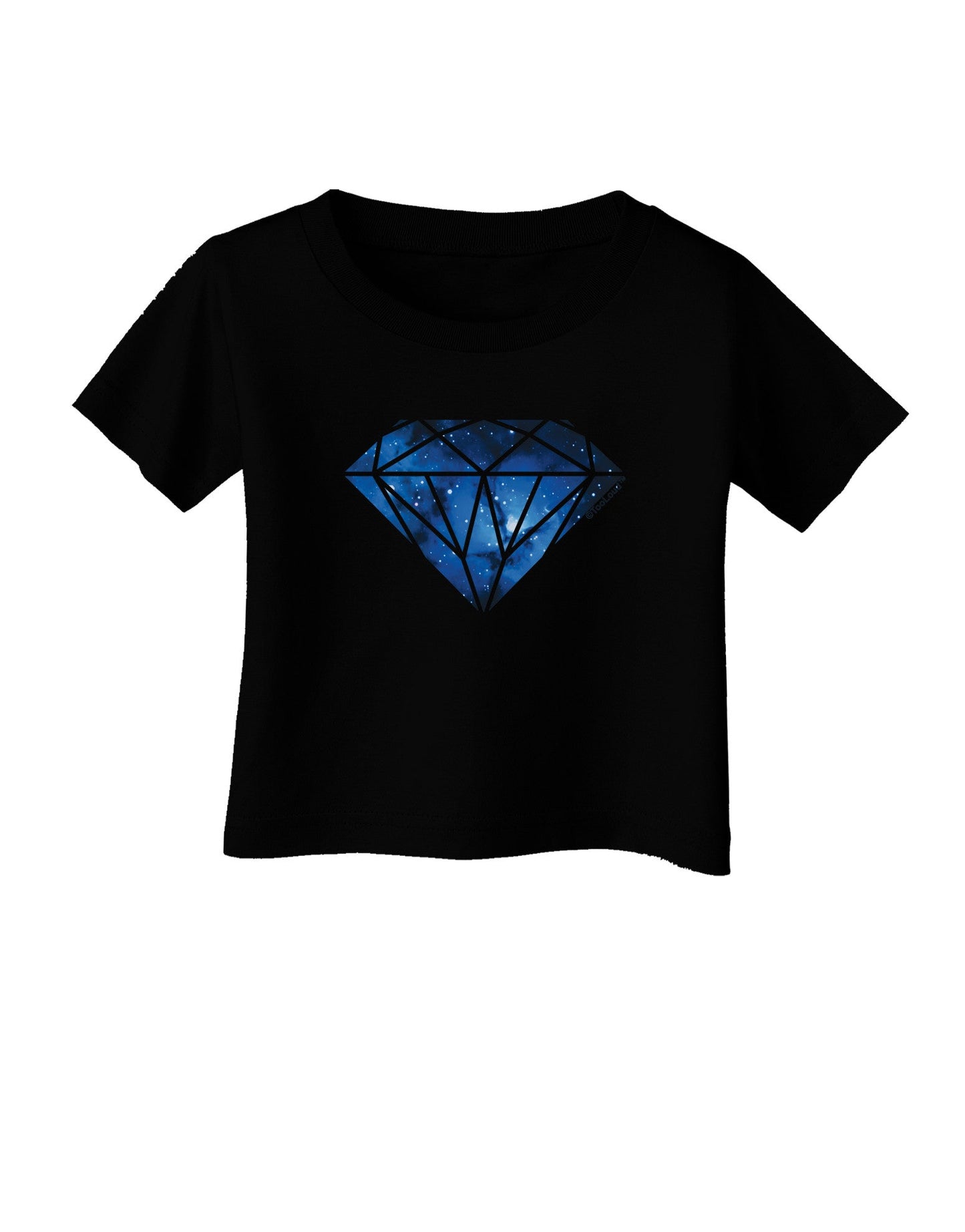 Space Diamond Infant T-Shirt Dark-Infant T-Shirt-TooLoud-Black-06-Months-Davson Sales
