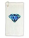 Space Diamond Micro Terry Gromet Golf Towel 16 x 25 inch-Golf Towel-TooLoud-White-Davson Sales