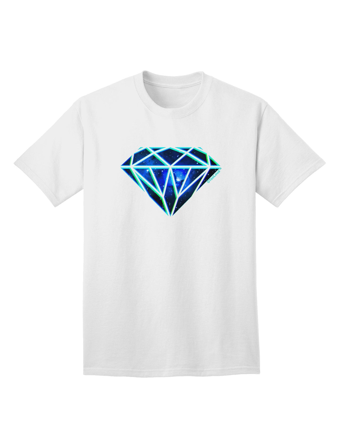 Space Diamond Premium Adult T-Shirt Collection-Mens T-shirts-TooLoud-White-Small-Davson Sales