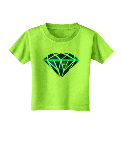 Space Diamond Toddler T-Shirt-Toddler T-Shirt-TooLoud-Lime-Green-2T-Davson Sales