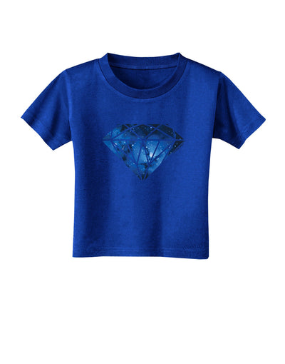 Space Diamond Toddler T-Shirt Dark-Toddler T-Shirt-TooLoud-Royal-Blue-2T-Davson Sales