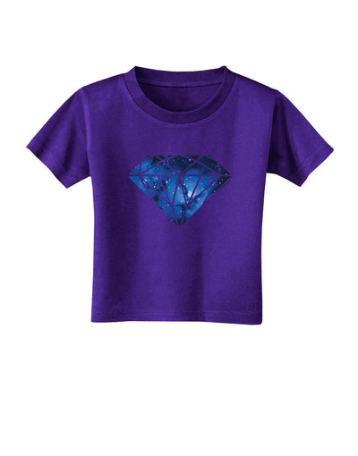 Space Diamond Toddler T-Shirt Dark-Toddler T-Shirt-TooLoud-Purple-2T-Davson Sales