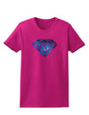 Space Diamond Womens Dark T-Shirt-TooLoud-Hot-Pink-Small-Davson Sales