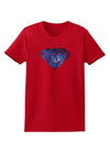 Space Diamond Womens Dark T-Shirt-TooLoud-Red-X-Small-Davson Sales