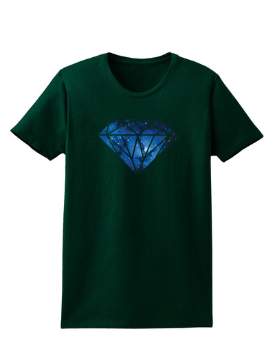 Space Diamond Womens Dark T-Shirt-TooLoud-Forest-Green-Small-Davson Sales