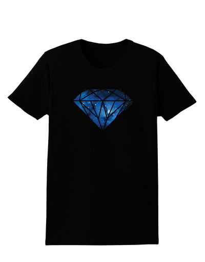 Space Diamond Womens Dark T-Shirt-TooLoud-Black-X-Small-Davson Sales