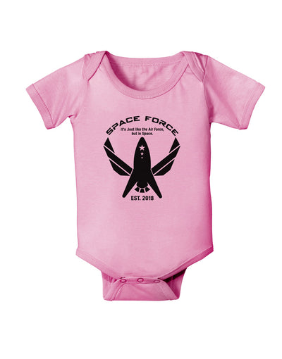 Space Force Funny Anti Trump Baby Romper Bodysuit by TooLoud-TooLoud-Pink-06-Months-Davson Sales