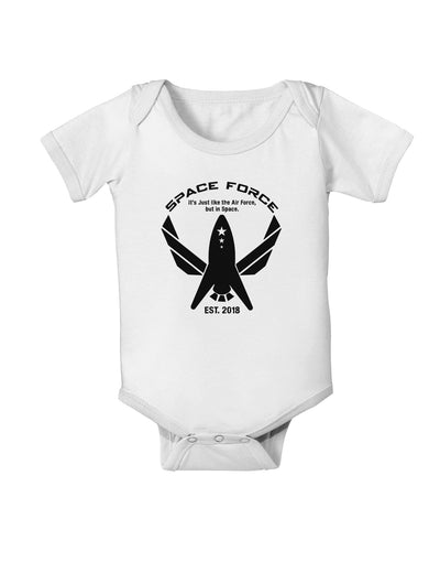 Space Force Funny Anti Trump Baby Romper Bodysuit by TooLoud-TooLoud-White-06-Months-Davson Sales