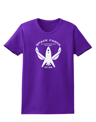 Space Force Funny Anti Trump Womens Dark T-Shirt by TooLoud-TooLoud-Purple-X-Small-Davson Sales