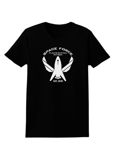Space Force Funny Anti Trump Womens Dark T-Shirt by TooLoud-TooLoud-Black-X-Small-Davson Sales