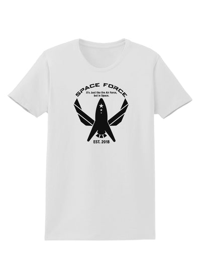 Space Force Funny Anti Trump Womens T-Shirt by TooLoud