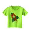 Space Rocket Ship and Stars Toddler T-Shirt by TooLoud-Toddler T-Shirt-TooLoud-Lime-Green-2T-Davson Sales