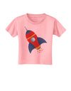 Space Rocket Ship and Stars Toddler T-Shirt by TooLoud-Toddler T-Shirt-TooLoud-Candy-Pink-2T-Davson Sales