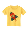 Space Rocket Ship and Stars Toddler T-Shirt by TooLoud-Toddler T-Shirt-TooLoud-Yellow-2T-Davson Sales