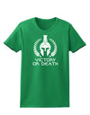 Spartan Victory Or Death Womens Dark T-Shirt-Womens T-Shirt-TooLoud-Kelly-Green-X-Small-Davson Sales