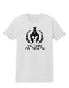 Spartan Victory Or Death Womens T-Shirt-Womens T-Shirt-TooLoud-White-X-Small-Davson Sales