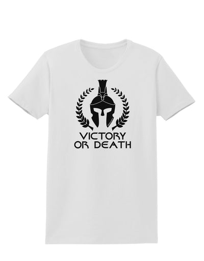 Spartan Victory Or Death Womens T-Shirt-Womens T-Shirt-TooLoud-White-X-Small-Davson Sales