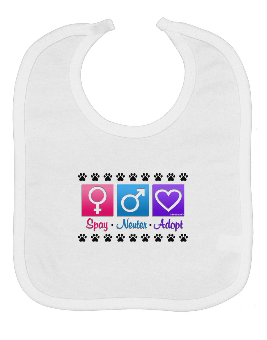 Spay Neuter Adopt Baby Bib