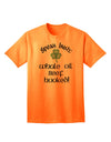 Speak Irish - Whale Oil Beef Hooked Adult T-Shirt-Mens T-Shirt-TooLoud-Neon-Orange-Small-Davson Sales