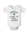 Speak Irish - Whale Oil Beef Hooked Baby Romper Bodysuit-Baby Romper-TooLoud-White-06-Months-Davson Sales