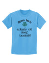 Speak Irish - Whale Oil Beef Hooked Childrens T-Shirt-Childrens T-Shirt-TooLoud-Aquatic-Blue-X-Small-Davson Sales
