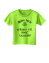 Speak Irish - Whale Oil Beef Hooked Toddler T-Shirt-Toddler T-Shirt-TooLoud-Lime-Green-2T-Davson Sales