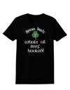 Speak Irish - Whale Oil Beef Hooked Womens Dark T-Shirt-TooLoud-Black-X-Small-Davson Sales