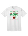 Spike My Eggnog Adult T-Shirt-Mens T-Shirt-TooLoud-White-Small-Davson Sales