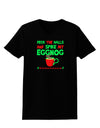 Spike My Eggnog Womens Dark T-Shirt-TooLoud-Black-X-Small-Davson Sales