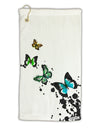 Splatter Butterflies AOP Micro Terry Gromet Golf Towel 15 x 22 Inch All Over Print-Golf Towel-TooLoud-White-Davson Sales