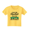 Spoiled But Cute Blue Toddler T-Shirt-Toddler T-Shirt-TooLoud-Yellow-2T-Davson Sales