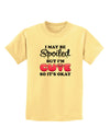 Spoiled But Cute Pink Childrens T-Shirt-Childrens T-Shirt-TooLoud-Daffodil-Yellow-X-Small-Davson Sales