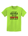 Spoiled But Cute Pink Childrens T-Shirt-Childrens T-Shirt-TooLoud-Lime-Green-X-Small-Davson Sales