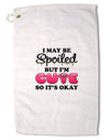 Spoiled But Cute Pink Premium Cotton Golf Towel - 16 x 25 inch-Golf Towel-TooLoud-16x25"-Davson Sales