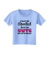 Spoiled But Cute Pink Toddler T-Shirt-Toddler T-Shirt-TooLoud-Aquatic-Blue-2T-Davson Sales