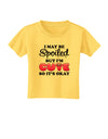 Spoiled But Cute Pink Toddler T-Shirt-Toddler T-Shirt-TooLoud-Yellow-2T-Davson Sales