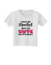 Spoiled But Cute Pink Toddler T-Shirt-Toddler T-Shirt-TooLoud-White-2T-Davson Sales