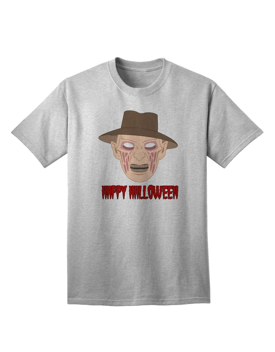 Spooky Halloween Adult T-Shirt featuring a Frightening Face with a Hat-Mens T-shirts-TooLoud-White-Small-Davson Sales