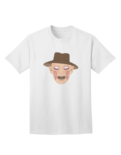 Spooky Halloween Adult T-Shirt featuring a Frightening Face with a Hat-Mens T-shirts-TooLoud-White-Small-Davson Sales