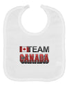 Sporty Team Canada Baby Bib