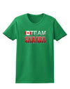 Sporty Team Canada Womens Dark T-Shirt-TooLoud-Kelly-Green-X-Small-Davson Sales