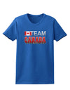 Sporty Team Canada Womens Dark T-Shirt-TooLoud-Royal-Blue-X-Small-Davson Sales