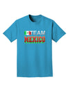 Sporty Team Mexico Adult Dark T-Shirt-Mens T-Shirt-TooLoud-Turquoise-Small-Davson Sales