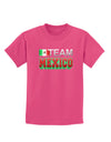 Sporty Team Mexico Childrens Dark T-Shirt-Childrens T-Shirt-TooLoud-Sangria-X-Small-Davson Sales