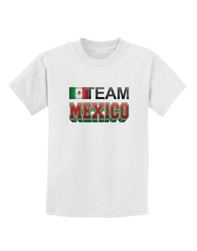 Sporty Team Mexico Childrens T-Shirt-Childrens T-Shirt-TooLoud-White-X-Small-Davson Sales